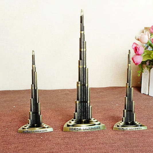 Burj Khalifa Metal Replica – Dubai Landmark Souvenir & Decor Model - Zeal Cart
