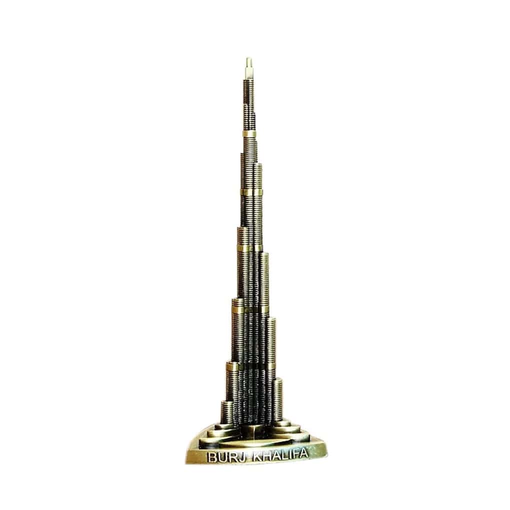Burj Khalifa Metal Replica – Dubai Landmark Souvenir & Decor Model - Zeal Cart