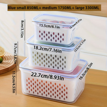 9-Piece Fridge Organizer Set with Lids – Stackable & Versatile