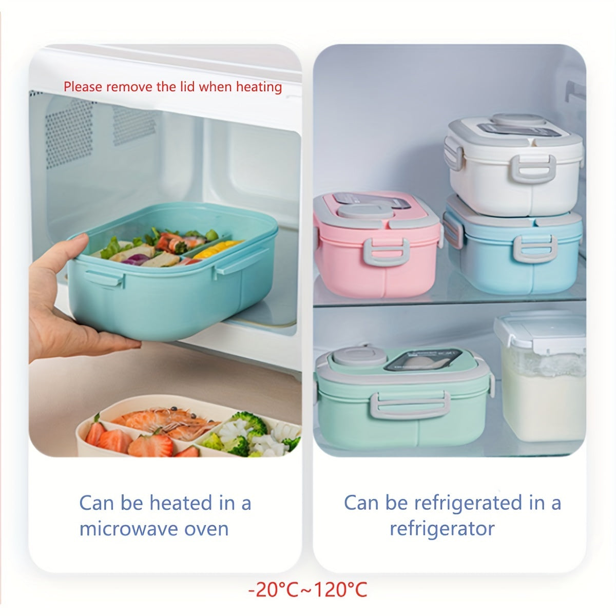 3-Piece Portable Lunch Set – Large-Capacity Bag, Box & Cup