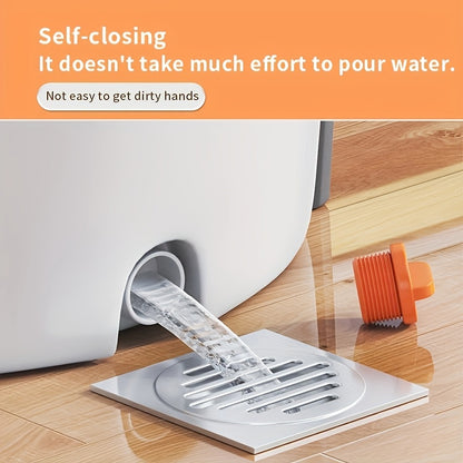 360° Rotating Mop & Bucket Set – Stainless Steel Handle with 5 Microfiber Heads – Floor Cleaning System for Home, Bathroom & School Use