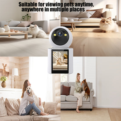 Home Pet Camera with Screen – Two-Way Audio & Night Vision