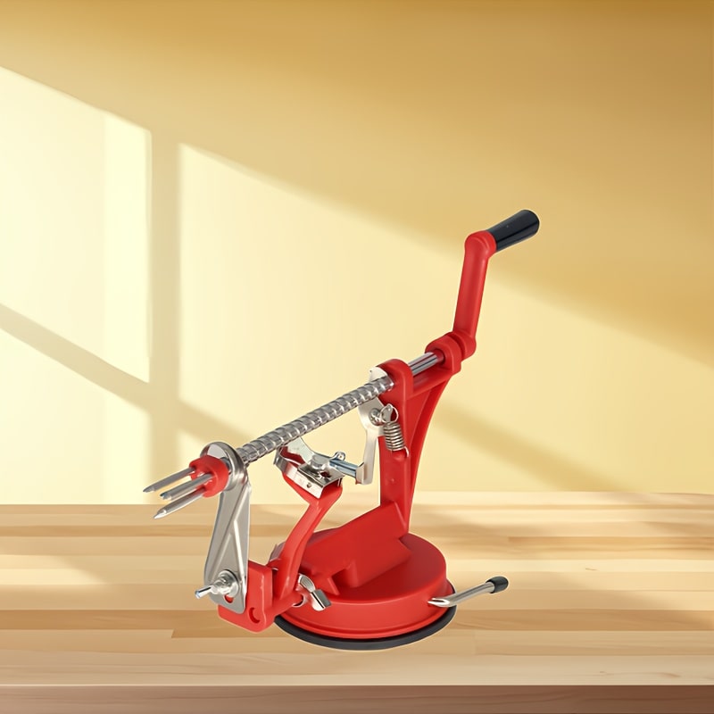 AMERTEER Stainless Steel Potato Peeler with Suction Base – Durable, Ergonomic Kitchen Tool for Effortless Vegetable Peeling | Buy Online at Zealcart UAE