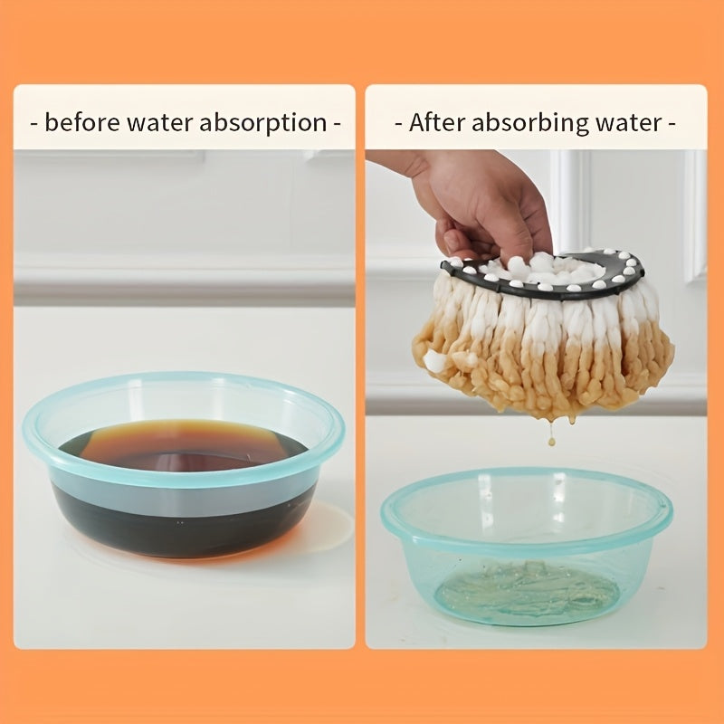 360° Rotating Mop & Bucket Set – Stainless Steel Handle with 5 Microfiber Heads – Floor Cleaning System for Home, Bathroom & School Use