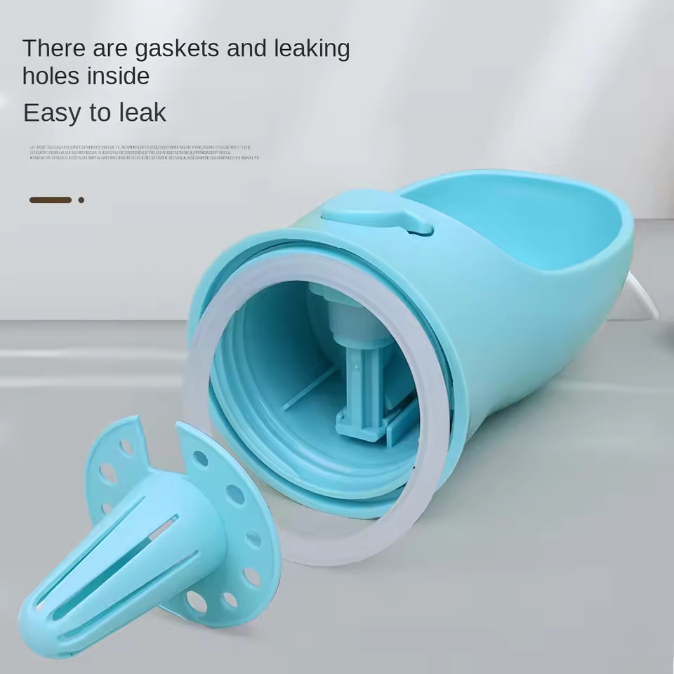 Portable Dog & Cat Water Bottle with Food Storage for Pets – Travel Feeder Bowl - Zeal Cart