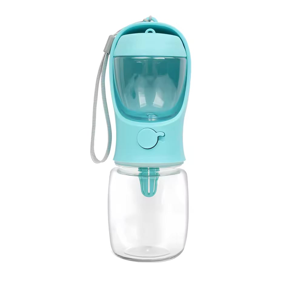 Portable Dog & Cat Water Bottle with Food Storage for Pets – Travel Feeder Bowl - Zeal Cart