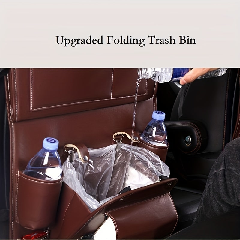 Ultimate Car Trunk & Seat Back Organizer – Hanging Storage with Dining Tray & Trash Holder - Zeal Cart