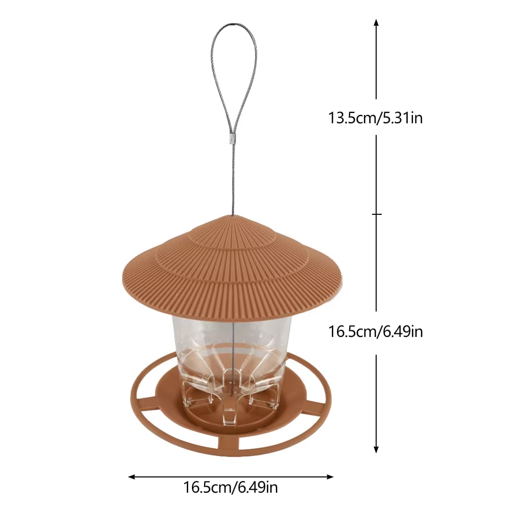 Garden Gazebo Hanging Bird Feeder – Outdoor Pet Bird Feeding House - Zeal Cart