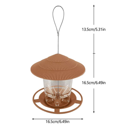 Garden Gazebo Hanging Bird Feeder – Outdoor Pet Bird Feeding House - Zeal Cart