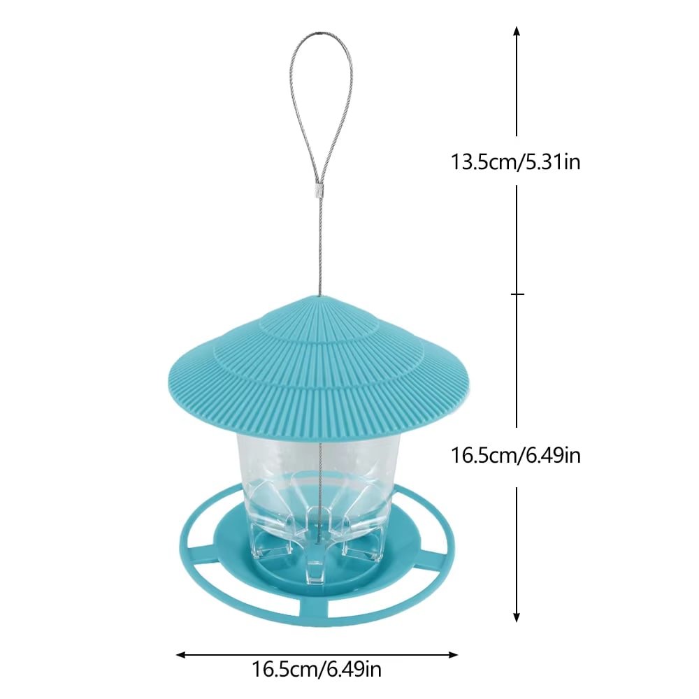 Garden Gazebo Hanging Bird Feeder – Outdoor Pet Bird Feeding House - Zeal Cart