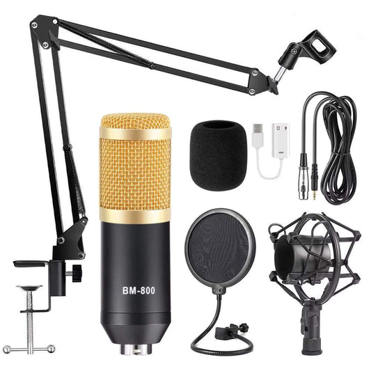 BM-800 Condenser Microphone – Studio Recording, Karaoke, Live Streaming & Webcasting Mic - Zeal Cart