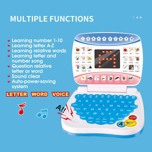 Learning Machine Laptop Toy – Educational Preschool Computer for Kids - Zeal Cart