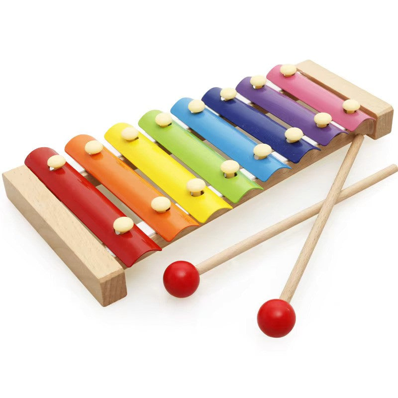 Montessori 6-Piece Wooden Educational Toy Set – Colorful Blocks for Toddlers & Kids - Zeal Cart