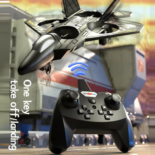 RC Plane 2.4G Remote Control Fighter with Six-Axis Gyroscope, EPP Foam, LED Lights – Indoor & Outdoor Flying Toy for Kids - Zeal Cart