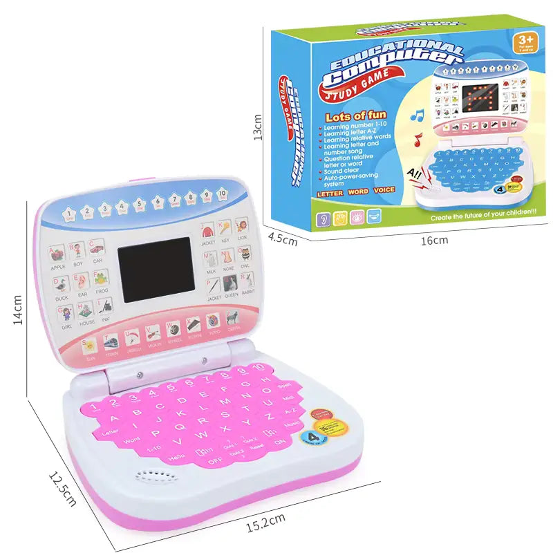 Learning Machine Laptop Toy – Educational Preschool Computer for Kids - Zeal Cart