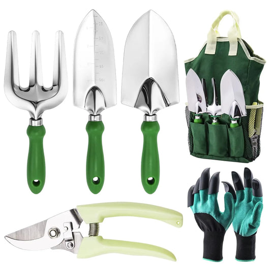 Gardening Tools Set – Shears, Gloves, Trowel, Scoop & Cultivator Kit - Zeal Cart