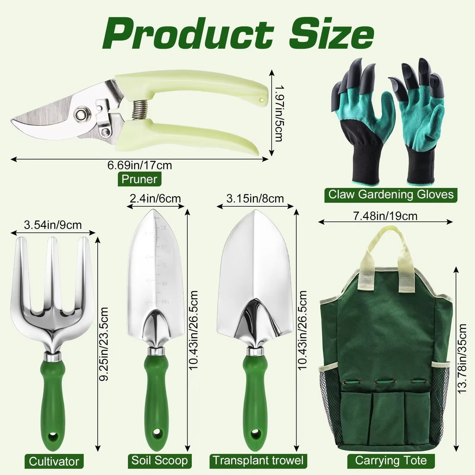 Gardening Tools Set – Shears, Gloves, Trowel, Scoop & Cultivator Kit - Zeal Cart