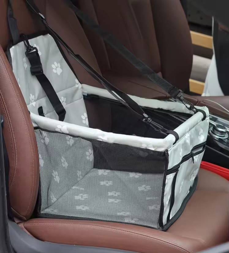 Pet Dog Car Carrier Seat Bag – Waterproof, Folding Hammock for Small Pets - Zeal Cart