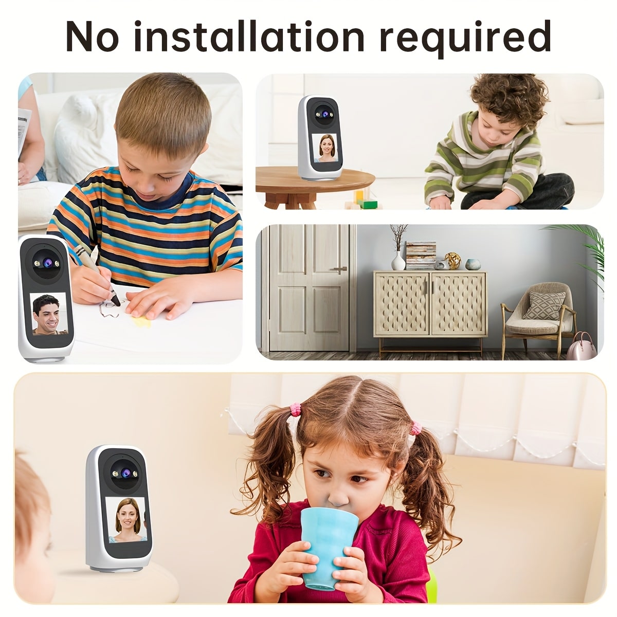 3MP FHD Indoor WiFi Security Camera with 360° PTZ, Two-Way Audio & Night Vision - Zeal Cart