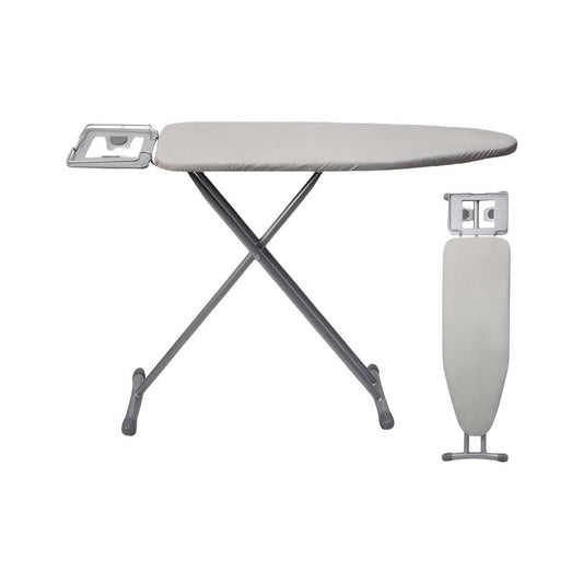 SKY-TOUCH Folding Ironing Board 110x33cm – Adjustable Height, Jumbo Iron Rest, Heavy Metal Frame – Grey