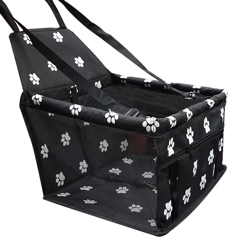 Pet Dog Car Carrier Seat Bag – Waterproof, Folding Hammock for Small Pets - Zeal Cart